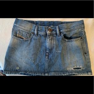 COPY - Diesel denim mini skirt